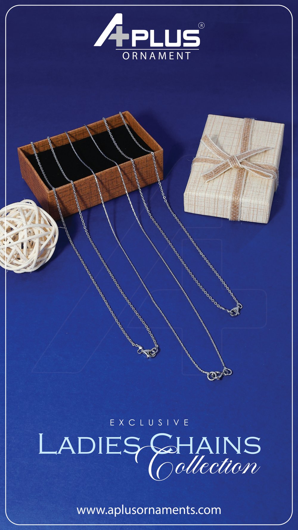 Aplus Ornaments silver jewellery collection